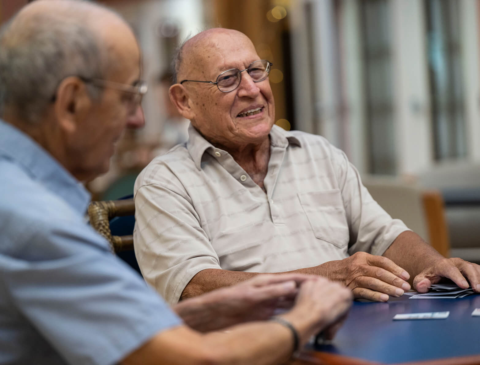 Elder playing games